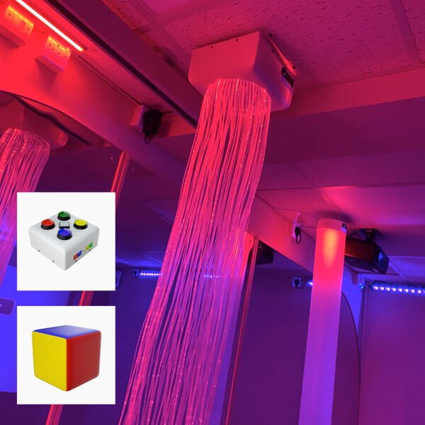 Interactive Fibre Optic Chandelier