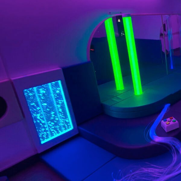 Chroma tube in sensory room